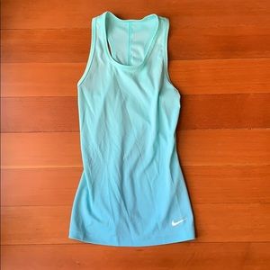 Blue Nike tank top